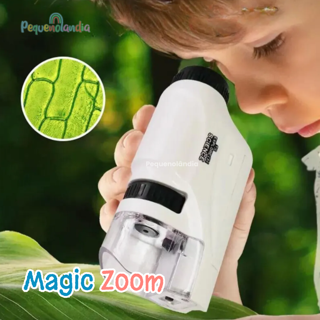 Magic Zoom - Mini Microscópio Portátil
