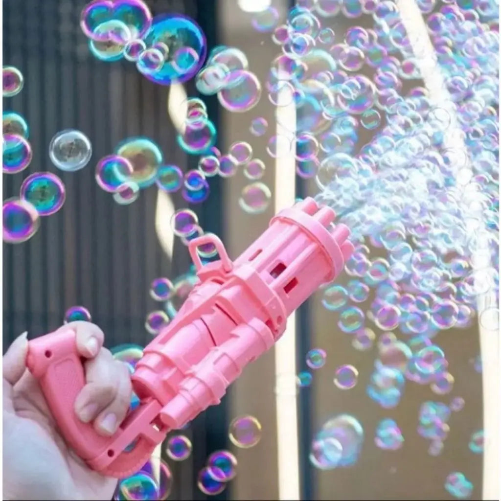 Lançador automático de bolhas de sabão
