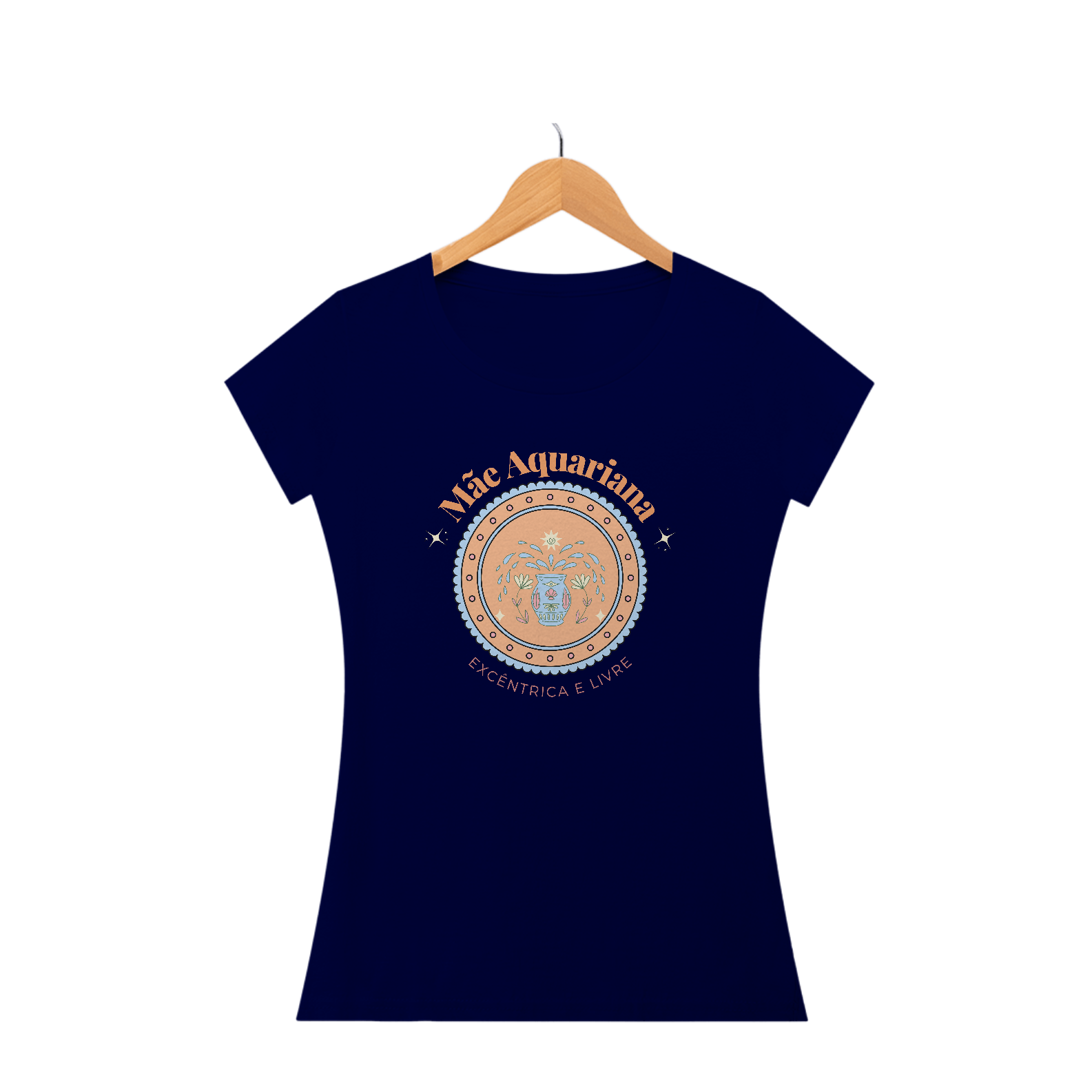 Camiseta Baby Look mãe aquariana