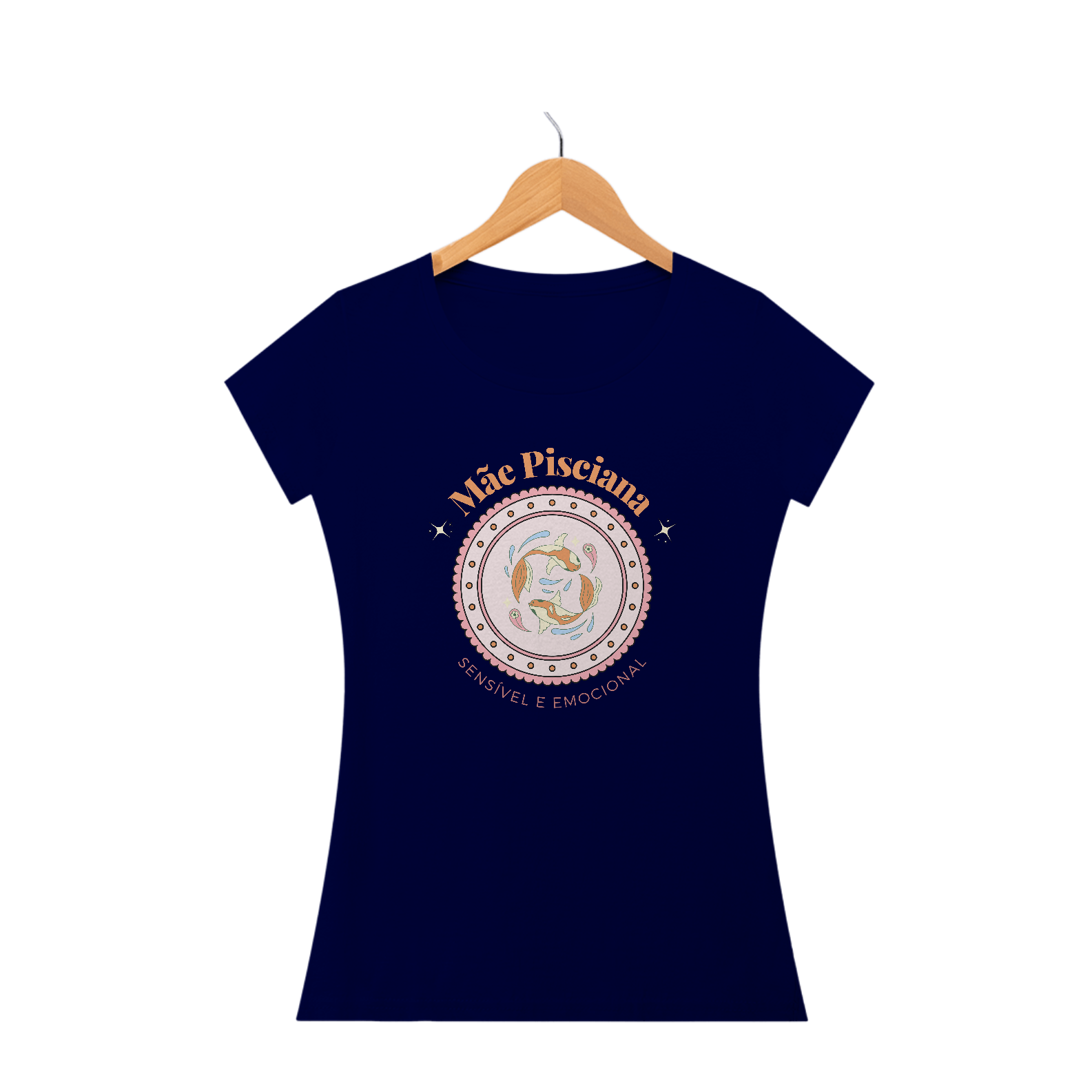 Camiseta Baby Look mãe pisciana