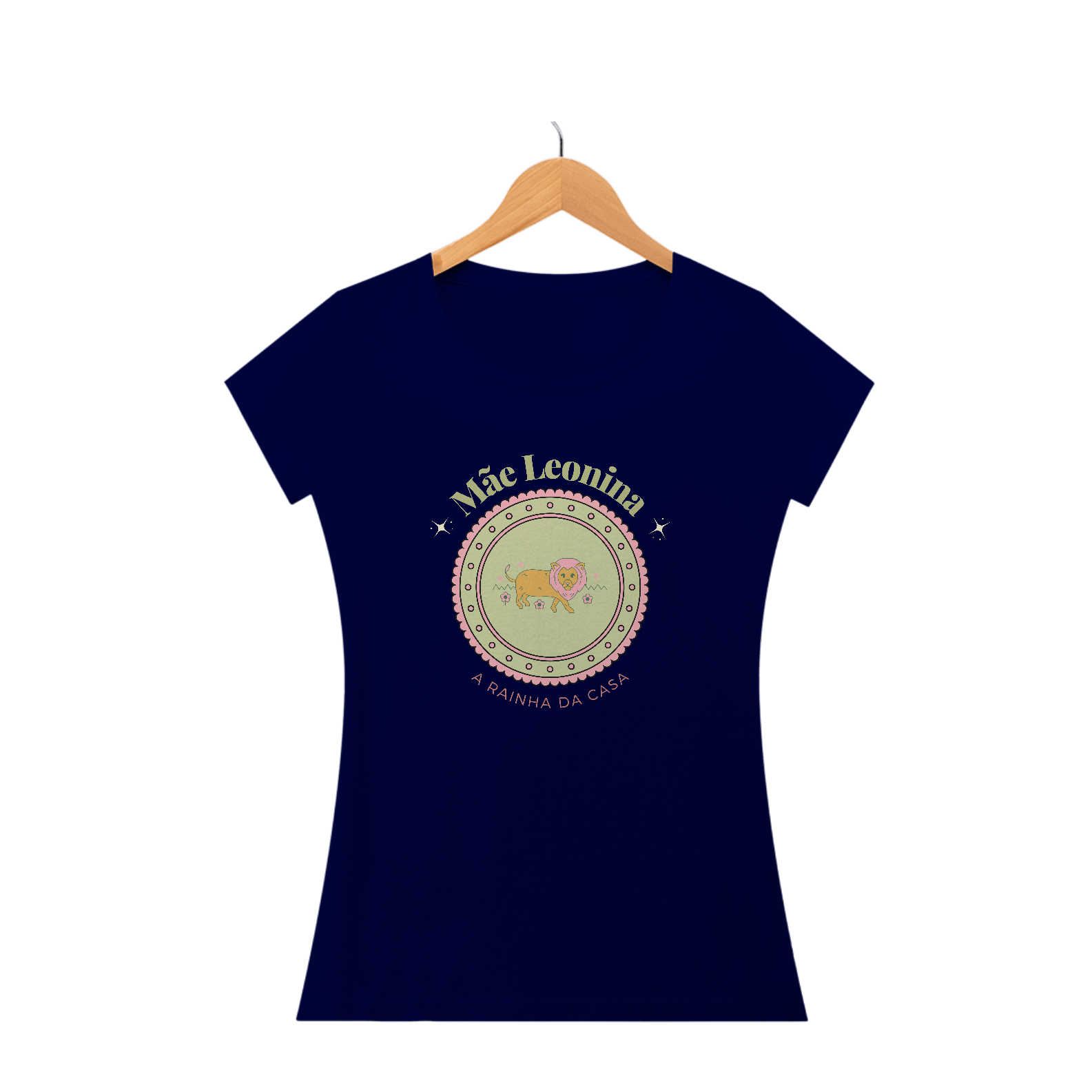Camiseta Baby Look mãe leonina