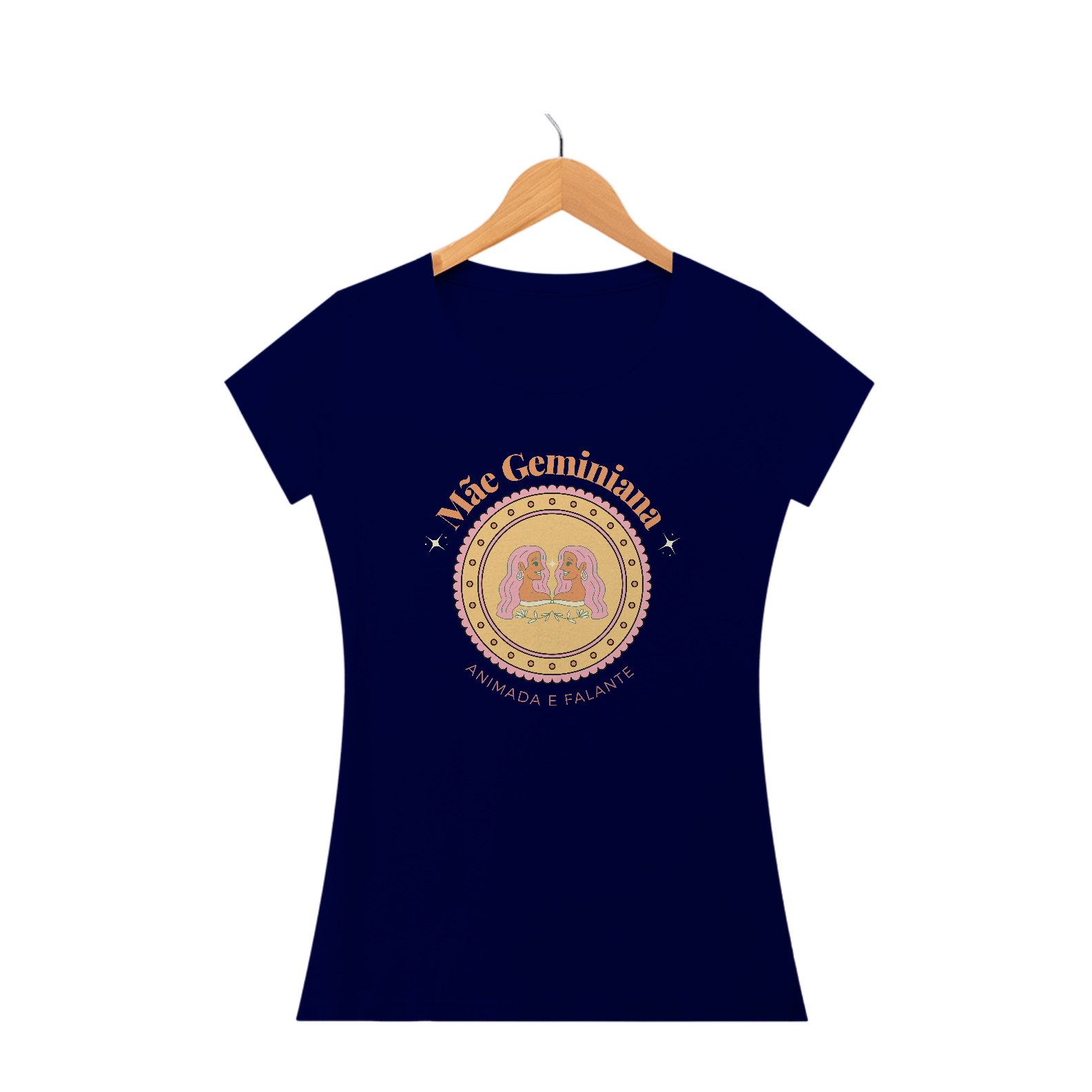 Camiseta Baby Look mãe geminiana
