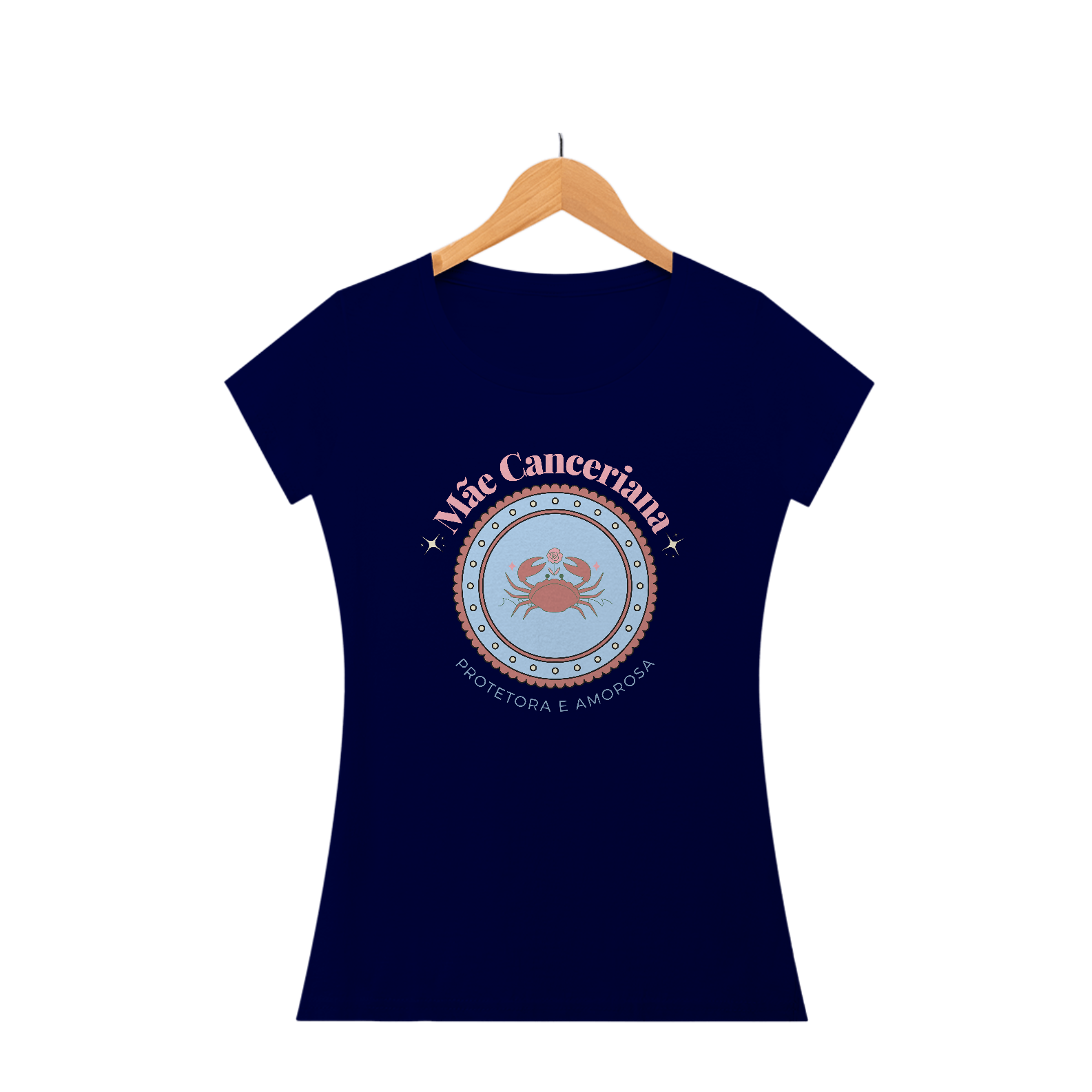 Camiseta Baby Look mãe canceriana