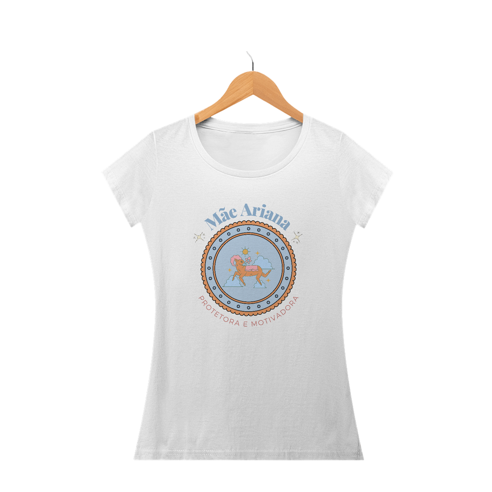 Camiseta Baby Look mãe ariana