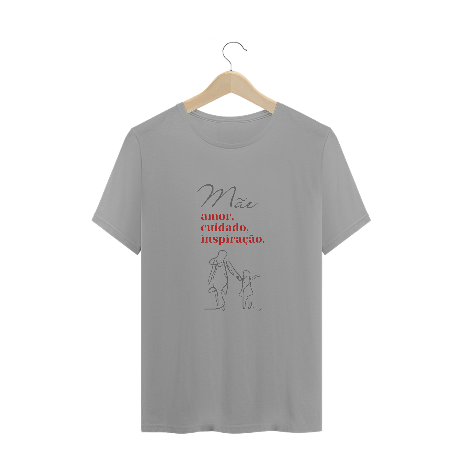 Camiseta mãe amor cuidado inspiração
