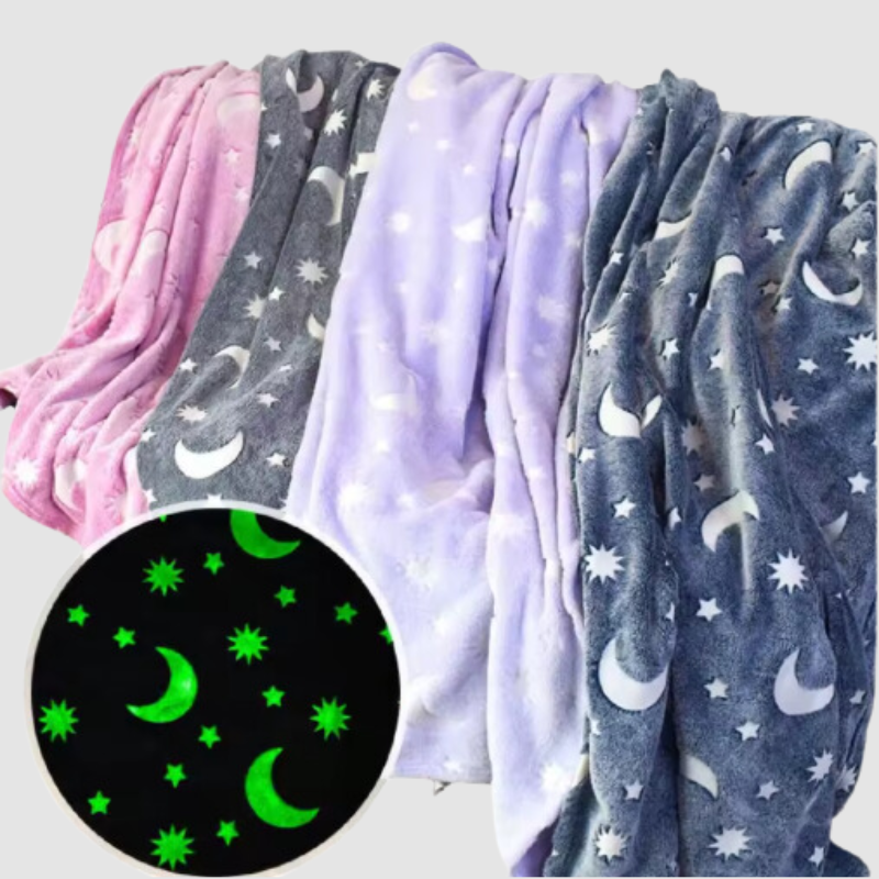 Cobertor Luminoso - brilha no escuro