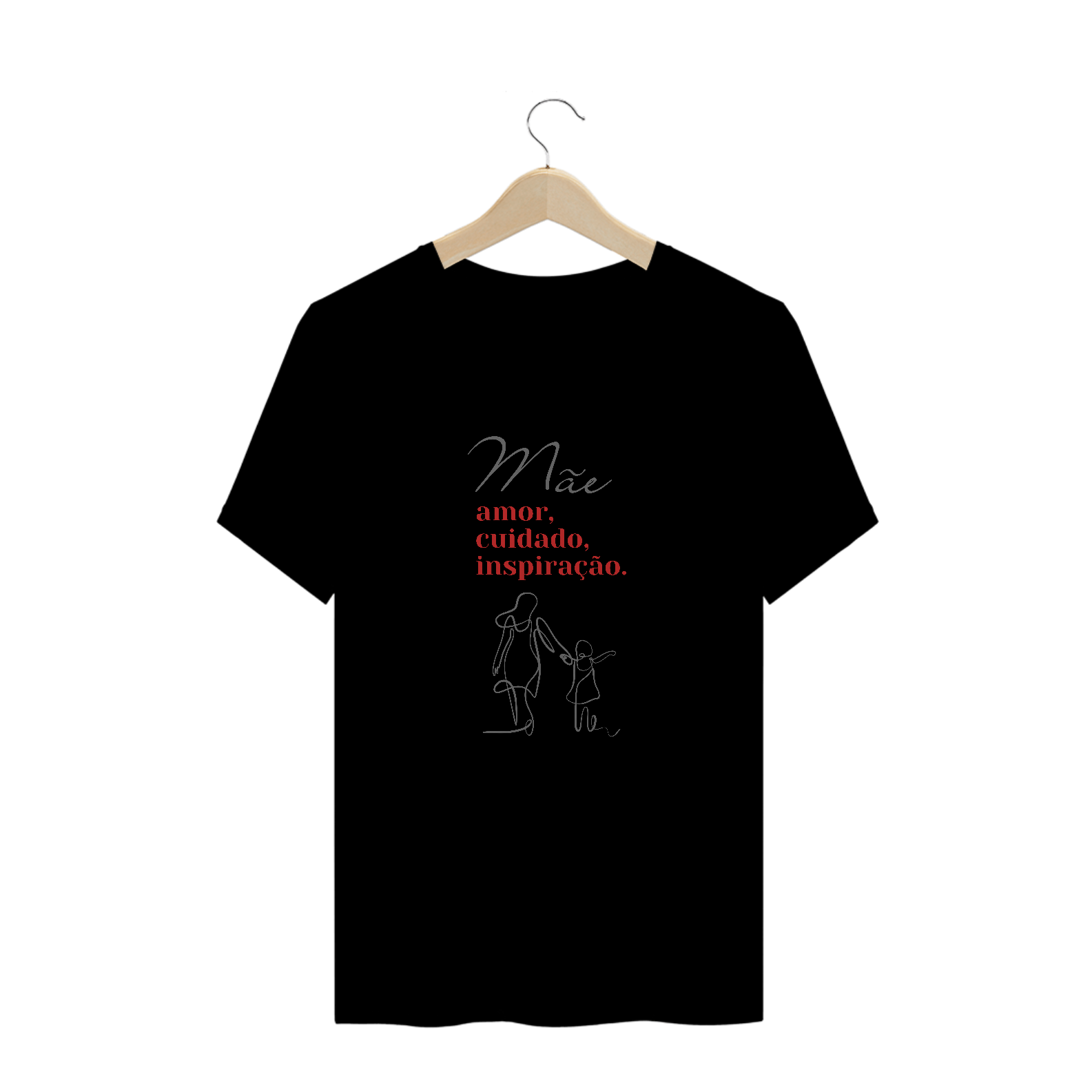Camiseta mãe amor cuidado inspiração