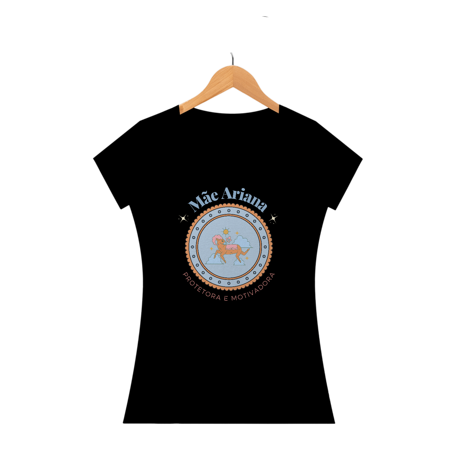 Camiseta Baby Look mãe ariana
