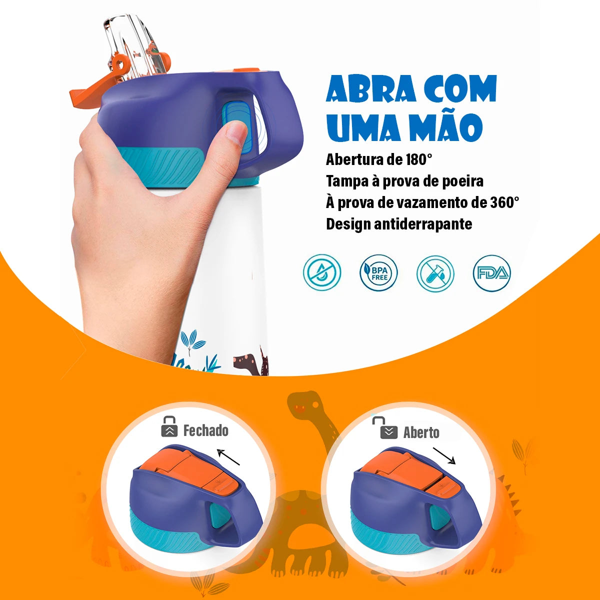 Garrafa térmica infantil BPA Free 350 ML