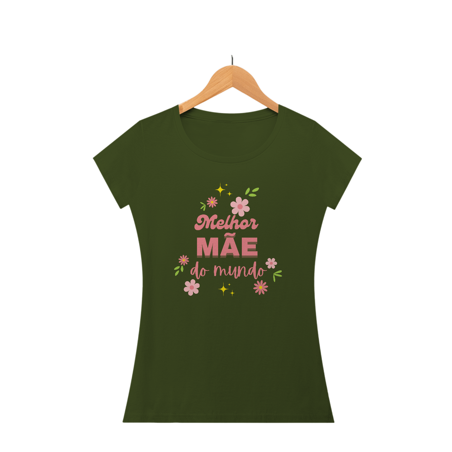 Camiseta Baby Look melhor mãe do mundo