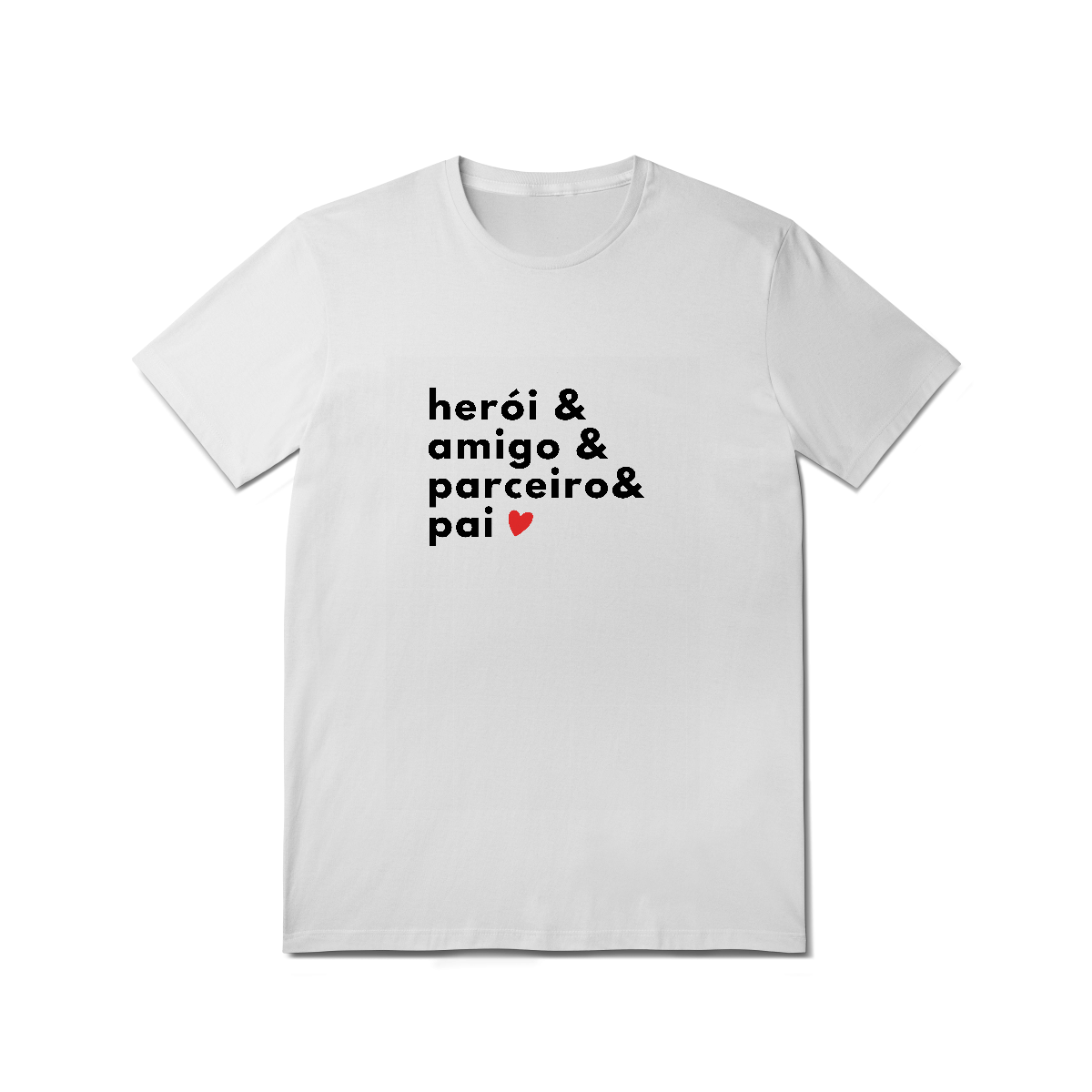 Camiseta &Pai Branco