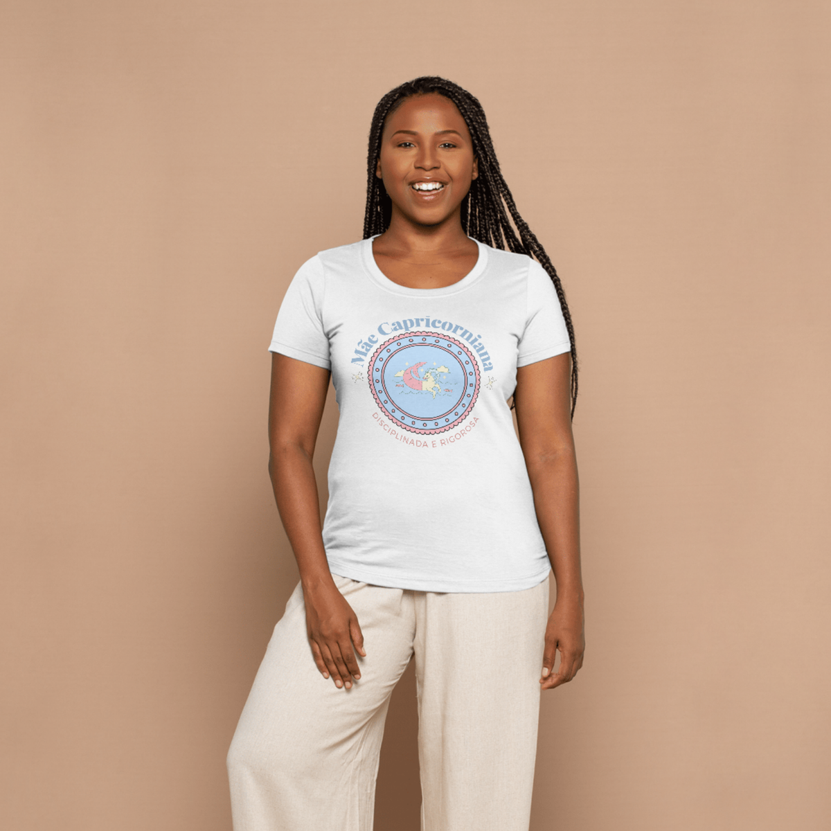 Camiseta Baby Look mãe capricorniana