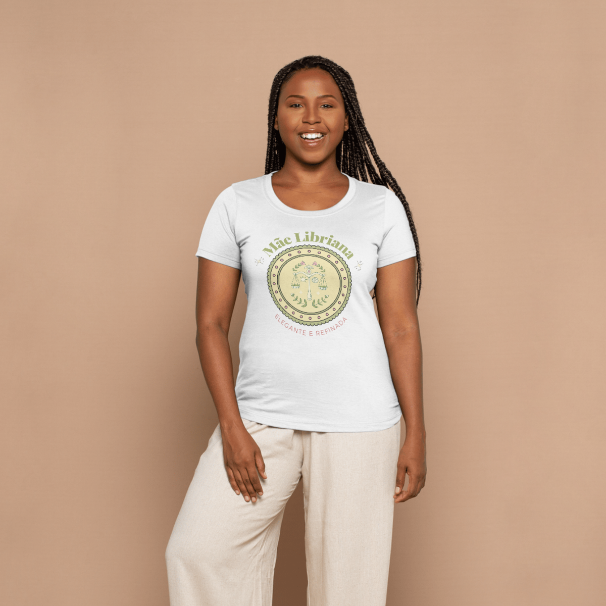 Camiseta Baby Look mãe libriana
