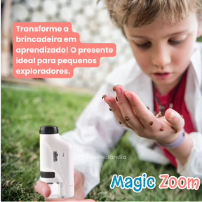 Magic Zoom - Mini Microscópio Portátil