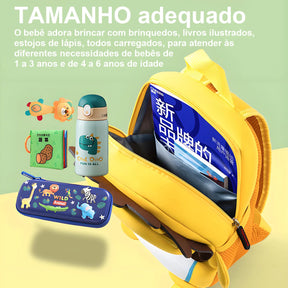 Mochila infantil de animal em 3D