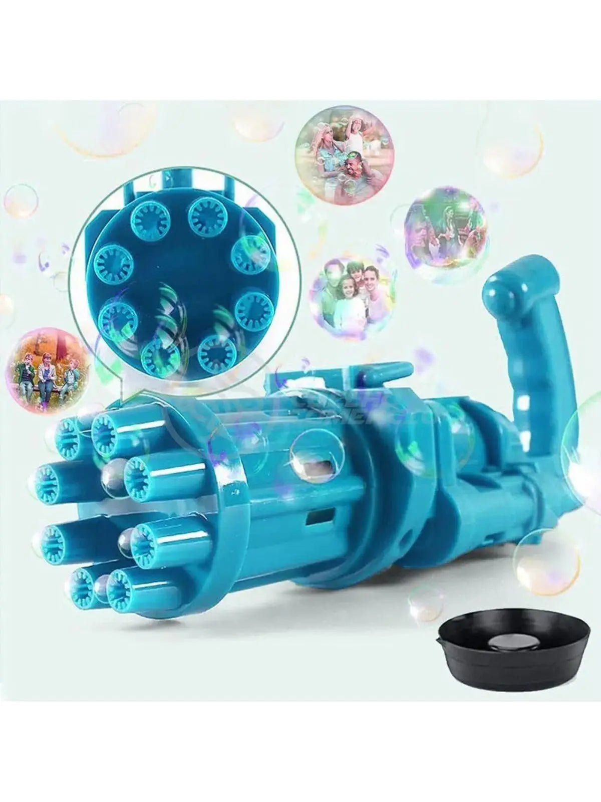 Lançador automático de bolhas de sabão