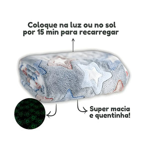Cobertor Luminoso - brilha no escuro