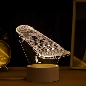 Luminária Abajur LED 3D Decoração Criativa