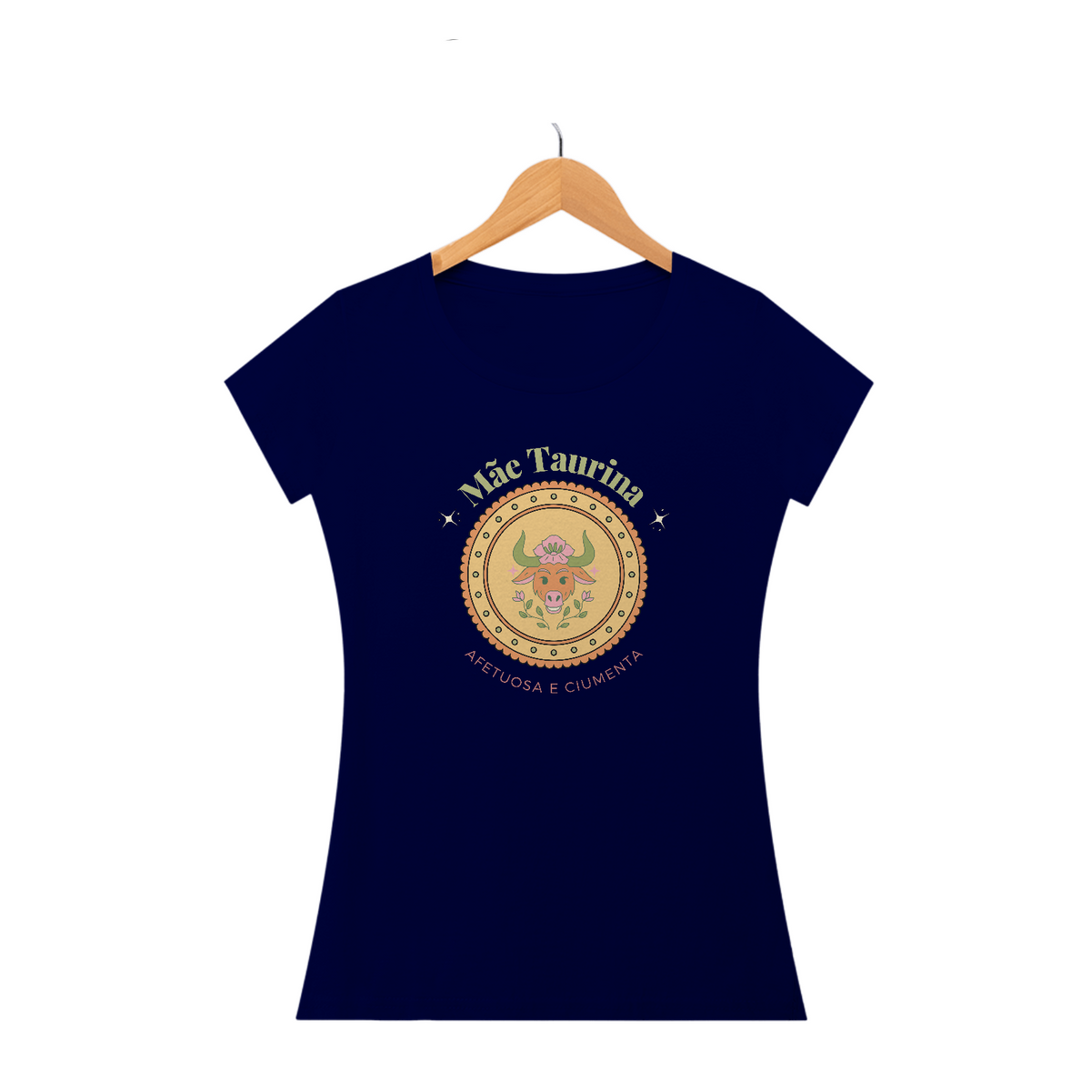 Camiseta Baby Look mãe taurina