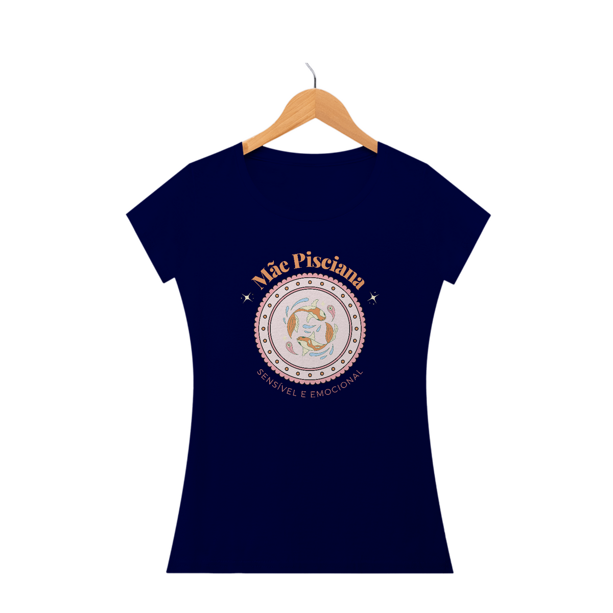 Camiseta Baby Look mãe pisciana