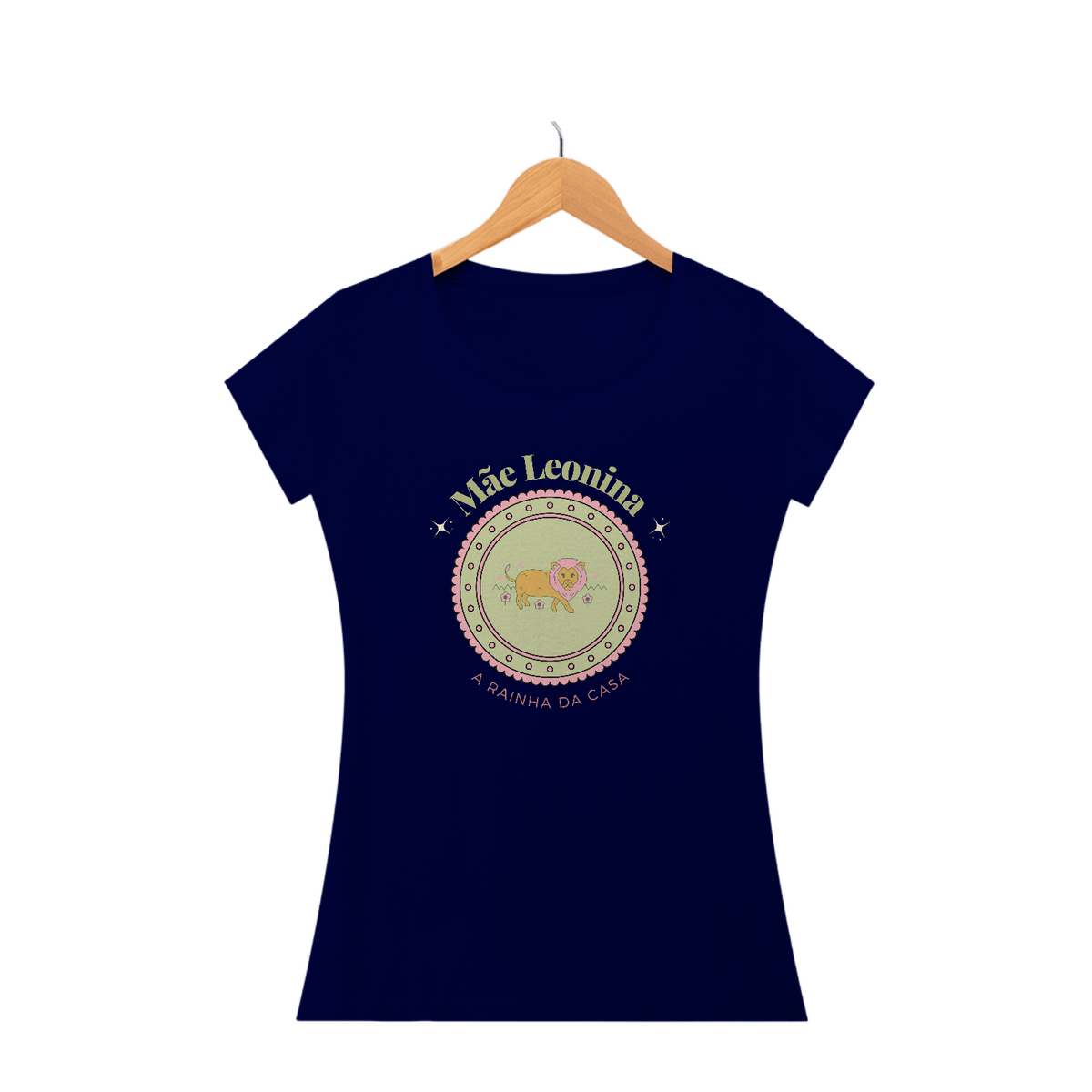 Camiseta Baby Look mãe leonina