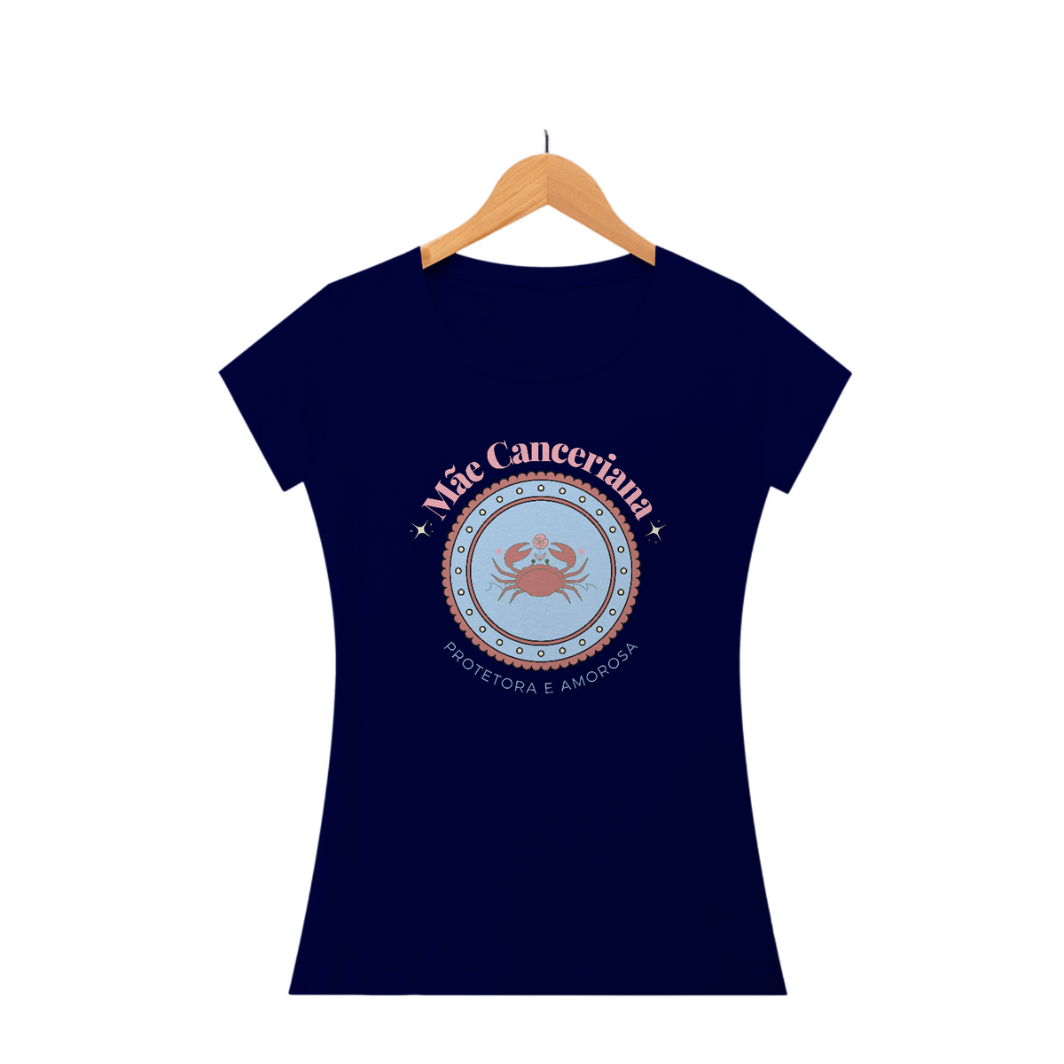 Camiseta Baby Look mãe canceriana