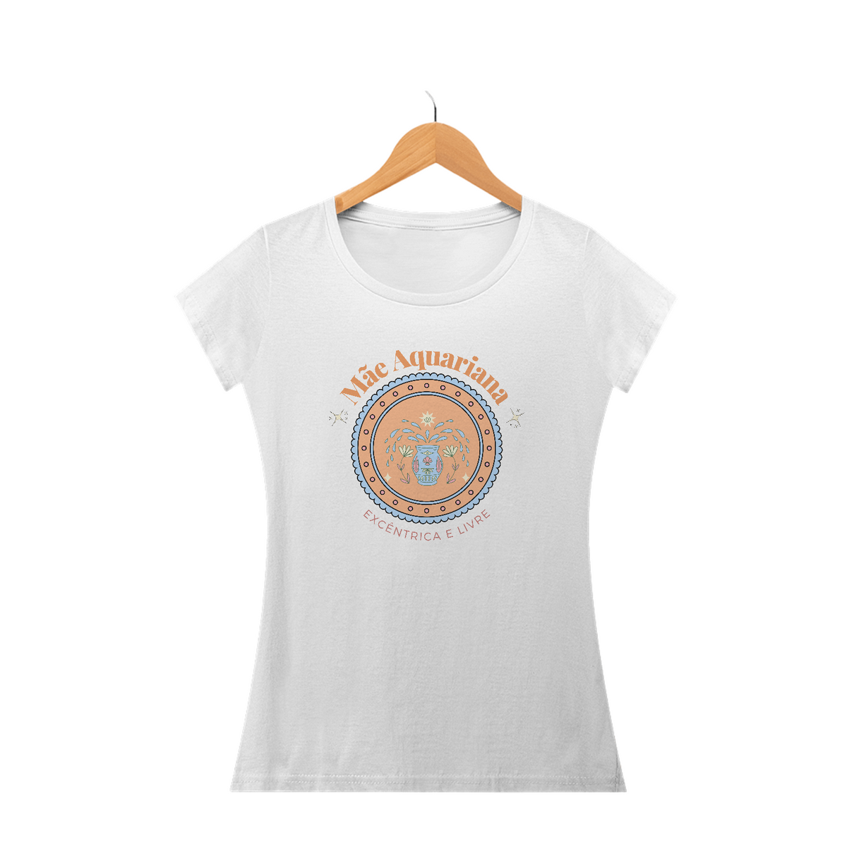 Camiseta Baby Look mãe aquariana