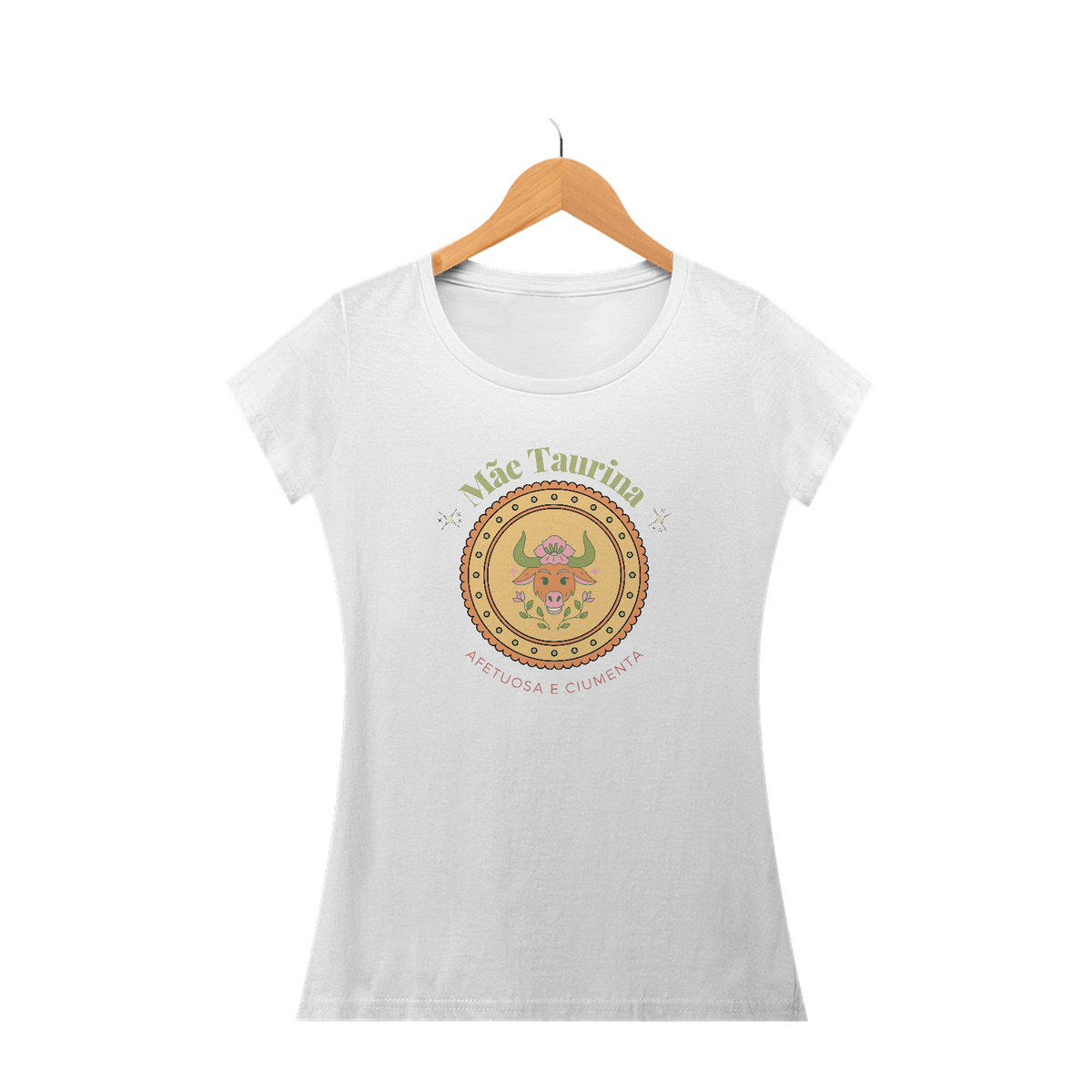 Camiseta Baby Look mãe taurina