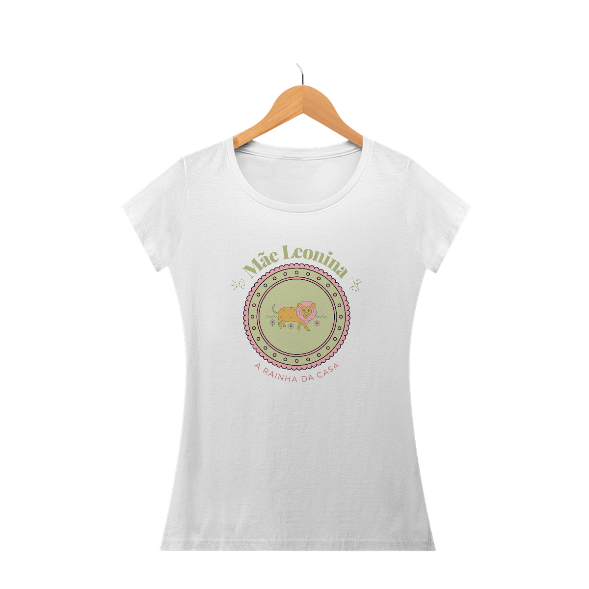 Camiseta Baby Look mãe leonina