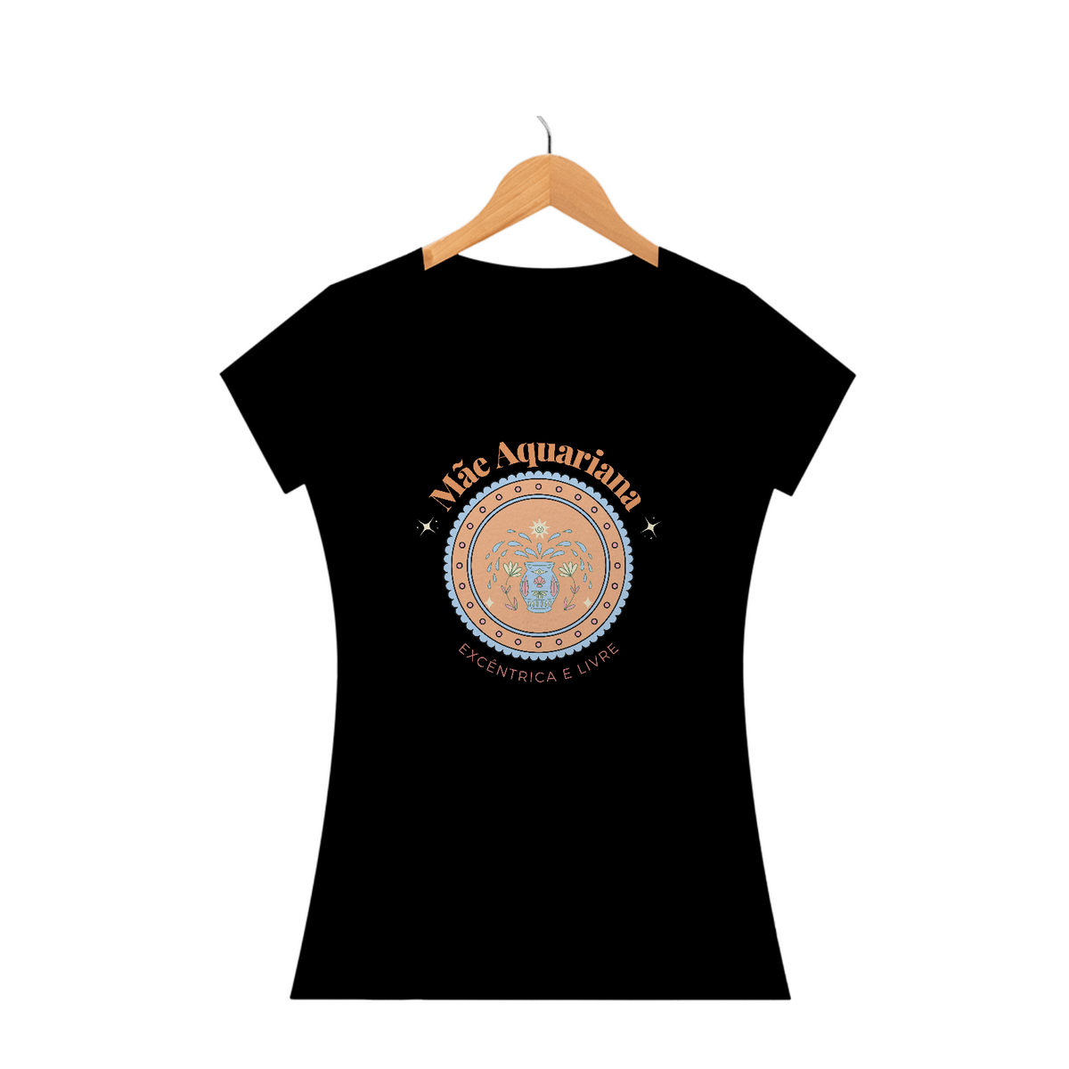 Camiseta Baby Look mãe aquariana
