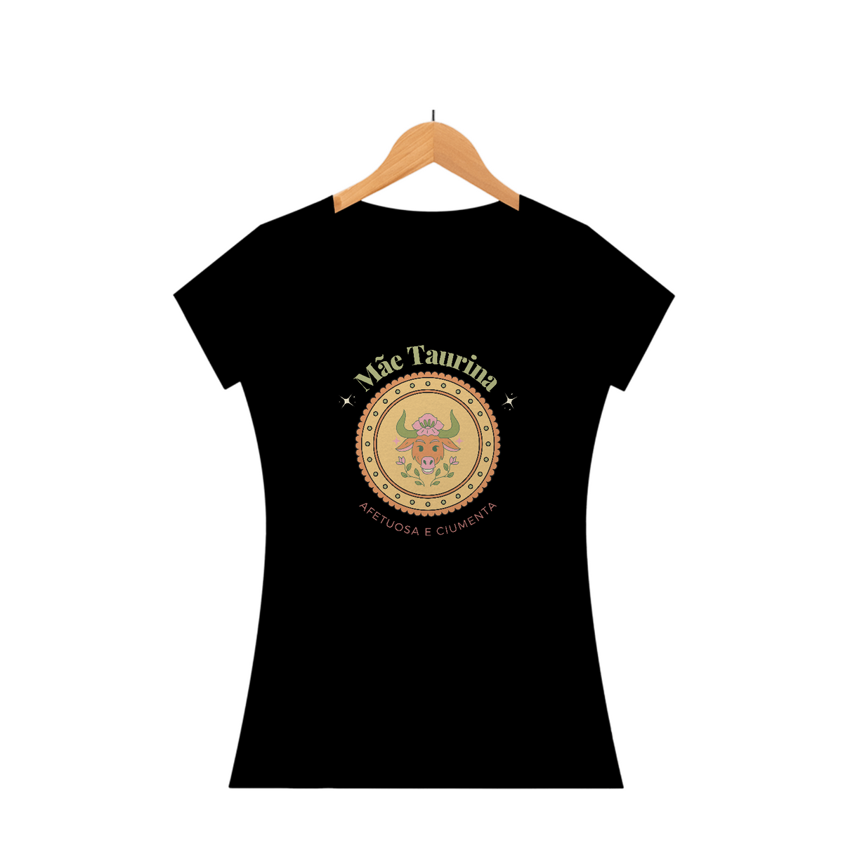 Camiseta Baby Look mãe taurina