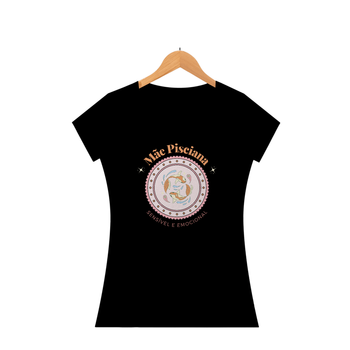 Camiseta Baby Look mãe pisciana