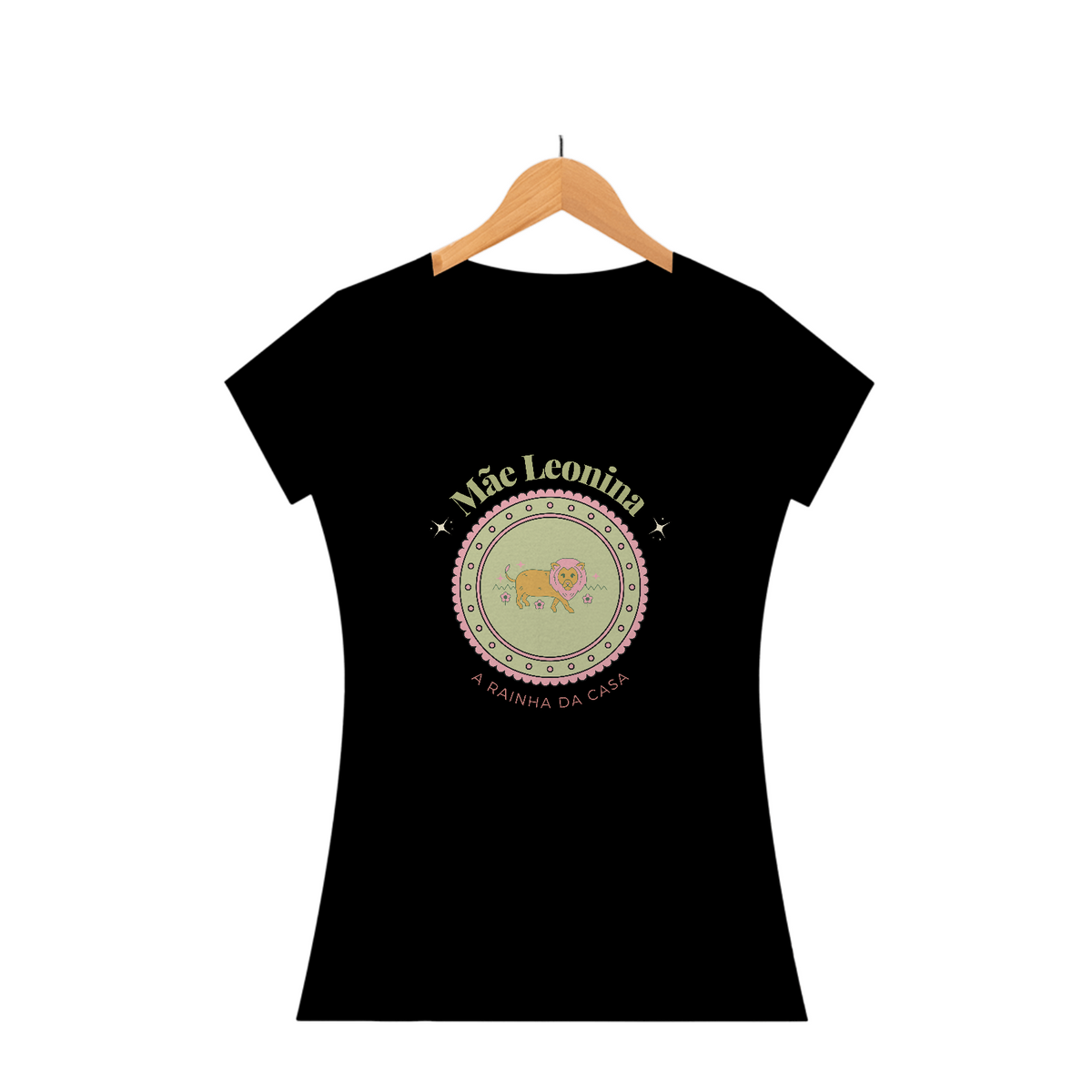 Camiseta Baby Look mãe leonina