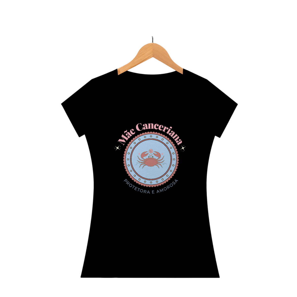 Camiseta Baby Look mãe canceriana
