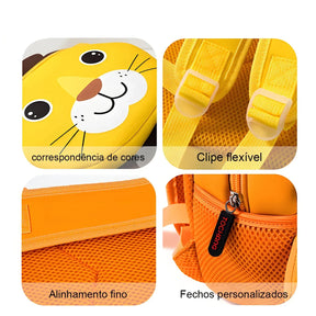 Mochila infantil de animal em 3D