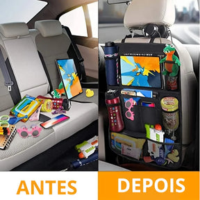 Organizador para encosto de banco de carro