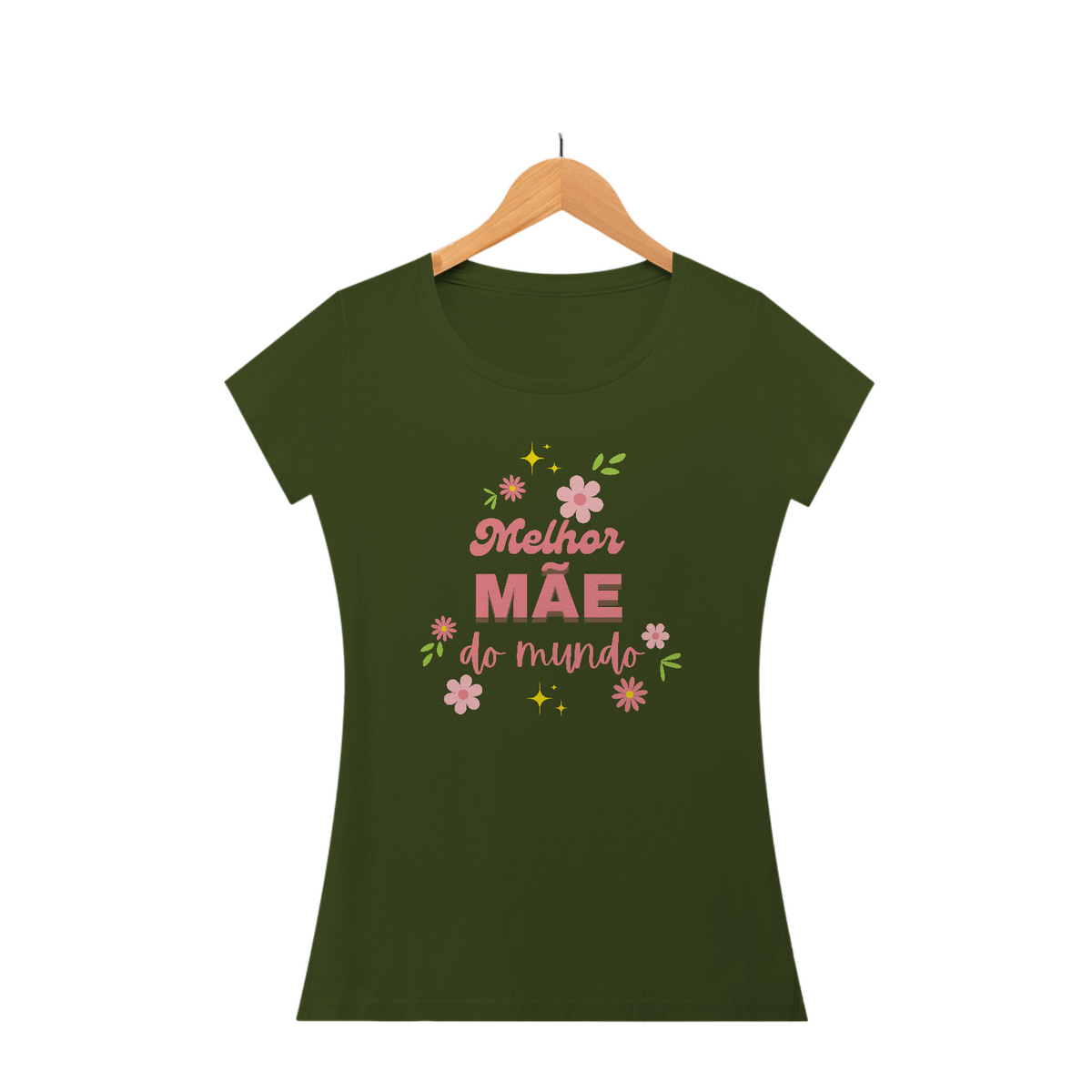 Camiseta Baby Look melhor mãe do mundo