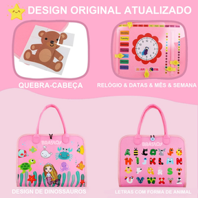 Brastoy Montessori Sensorial Maleta Educativa Brinquedo para Crianças
