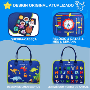 Brastoy Montessori Sensorial Maleta Educativa Brinquedo para Crianças