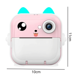 Camera De Impressão Instantânea Para Crianças Vídeo Fotografia Digital Fotográfica Toy