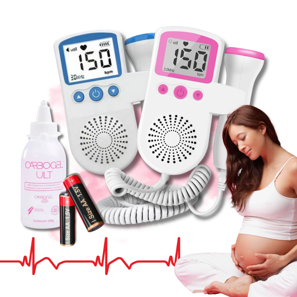 Monitor Frequência Cardíaca Doppler Fetal  