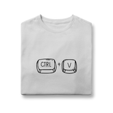 Camiseta infanto juvenil Ctr + V