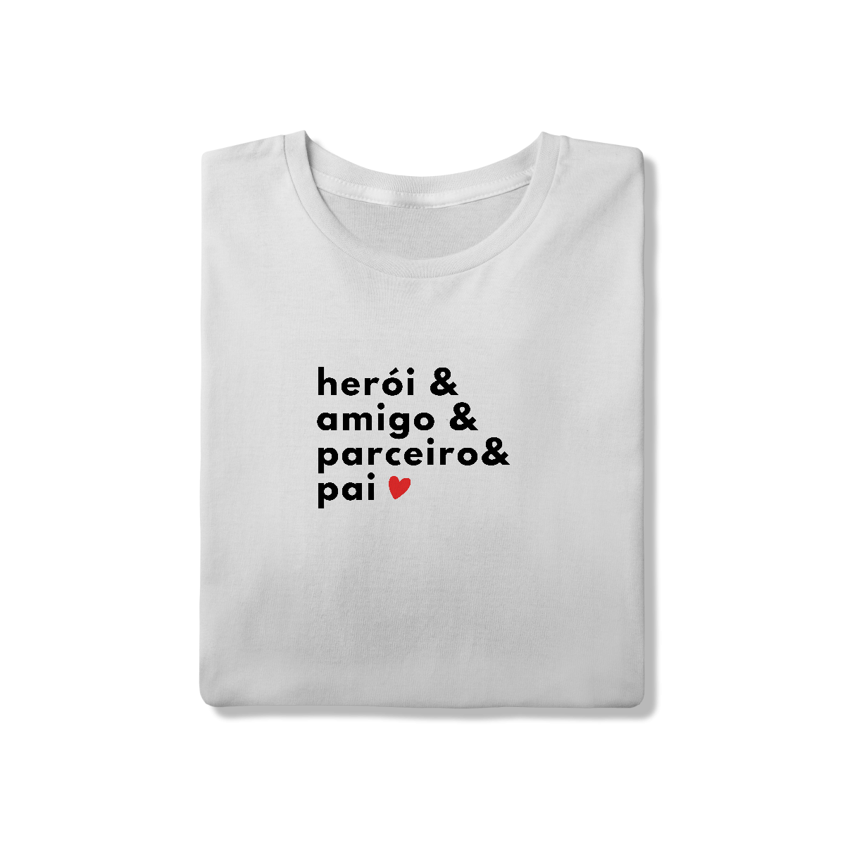Camiseta &Pai Branco