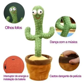 Cacto Dançante de Pelúcia