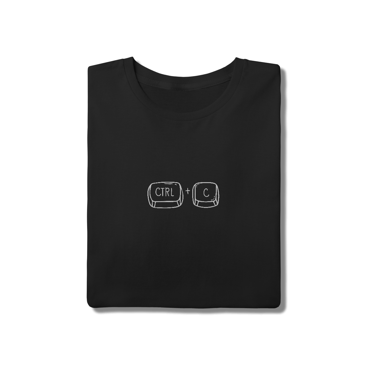 Camiseta Ctrl C Preta